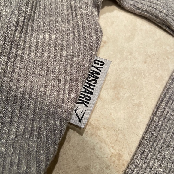 Gymshark Lilac Marl Slounge Cropped Hoodie - Picture 7 of 12